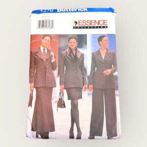 Vintage 1990s Butterick Sewing Pattern 5270 Misses Jacket Skirt Pants Size 8-12